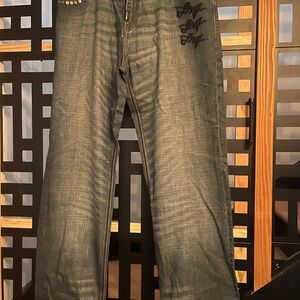 LRG Relaxed Fit Dark Blue Jeans